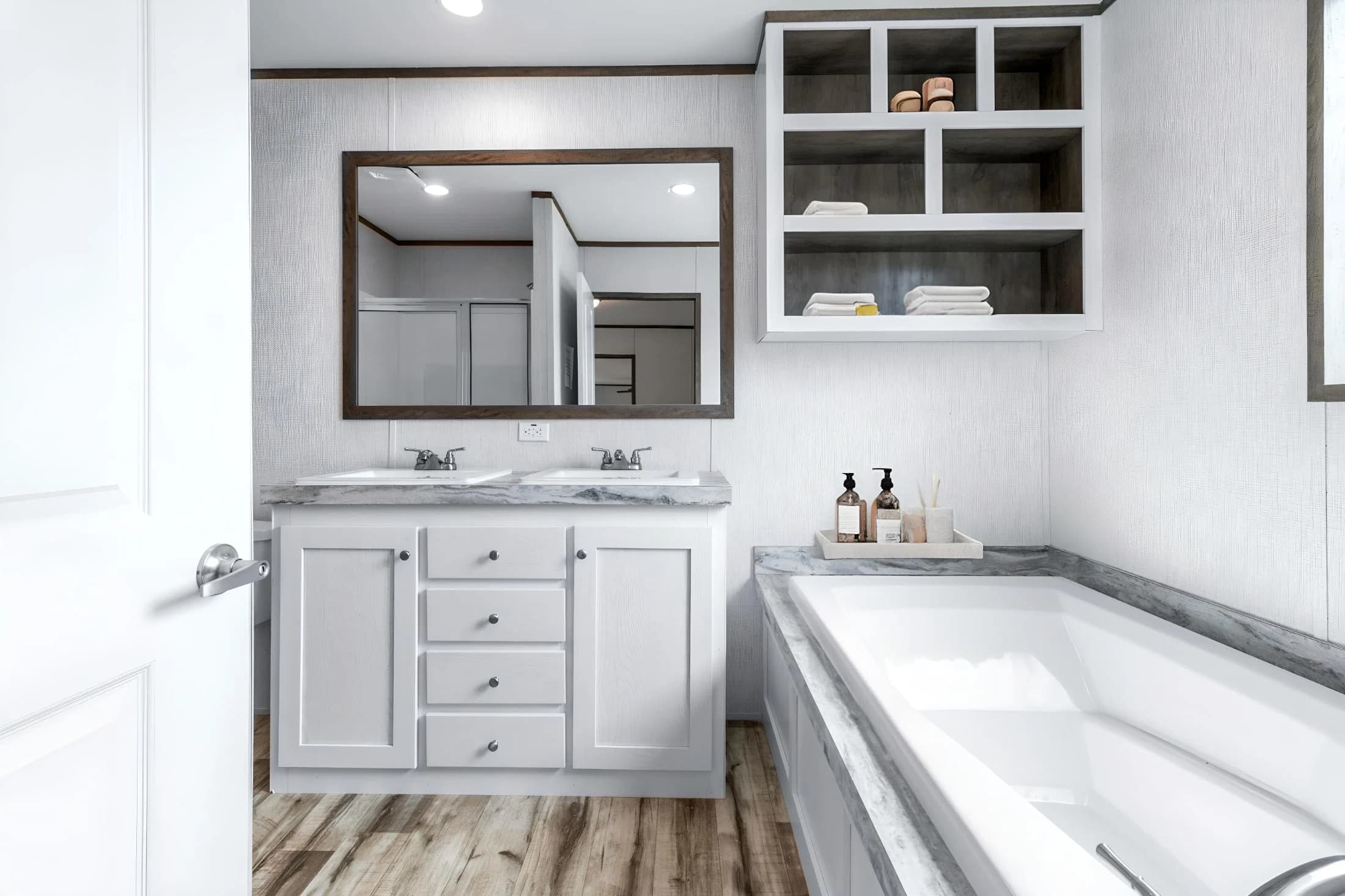 Cypress bathroom home features