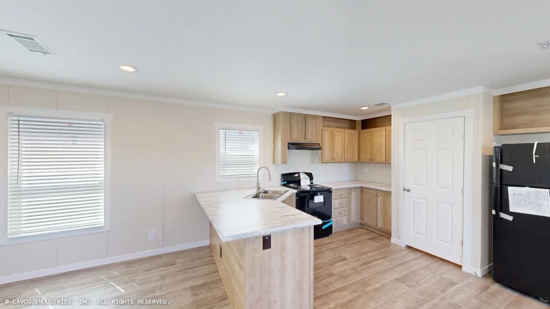 Overlook kitchen and hero home features
