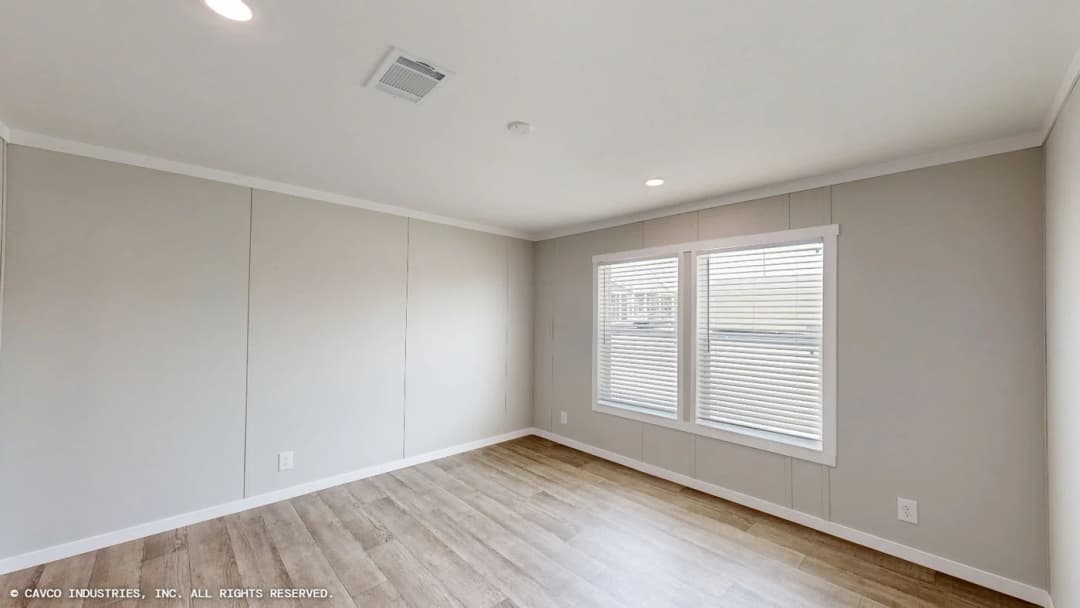 Outlook bedroom home features