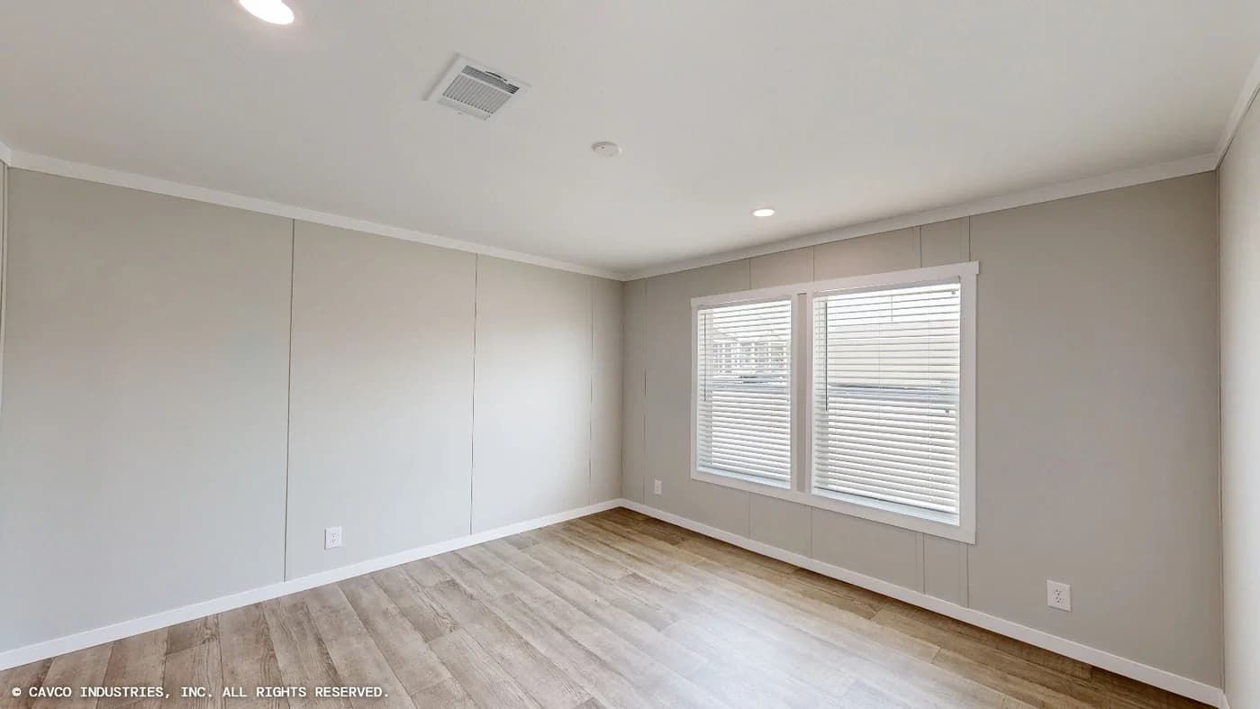 Outlook bedroom home features