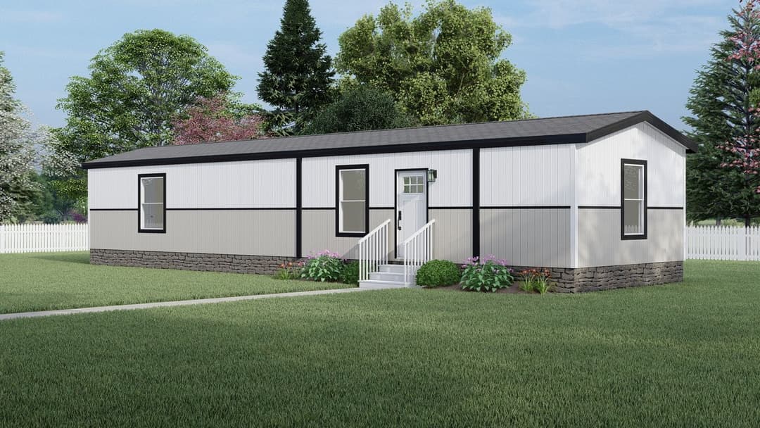 Lewis elevation and exterior home features