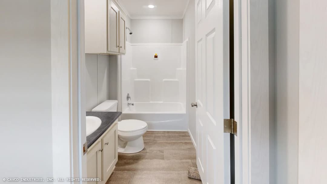 Basecamp bathroom home features
