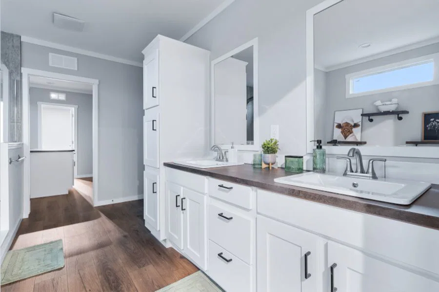 The olympus bathroom home features