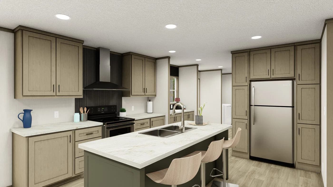 Snowcap kitchen home features