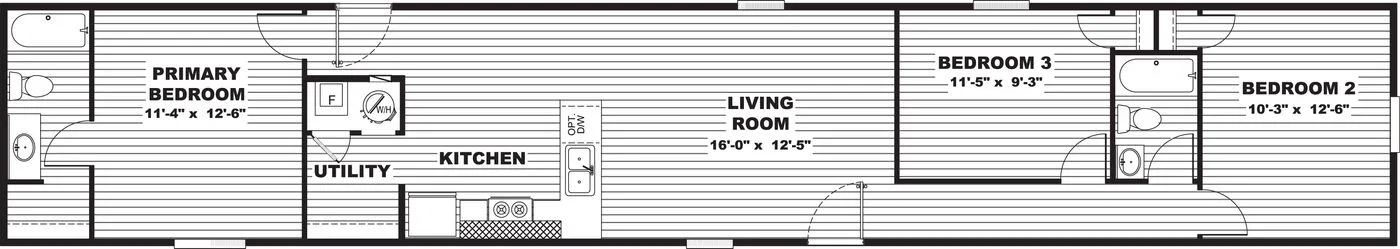 Magnolia floor plan home features