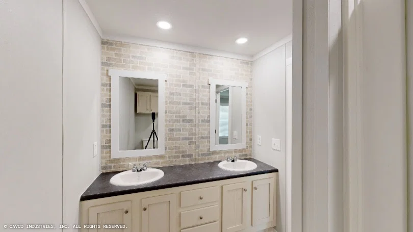 Basecamp bathroom home features