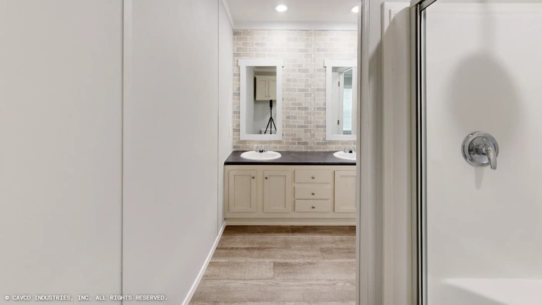 Basecamp bathroom home features