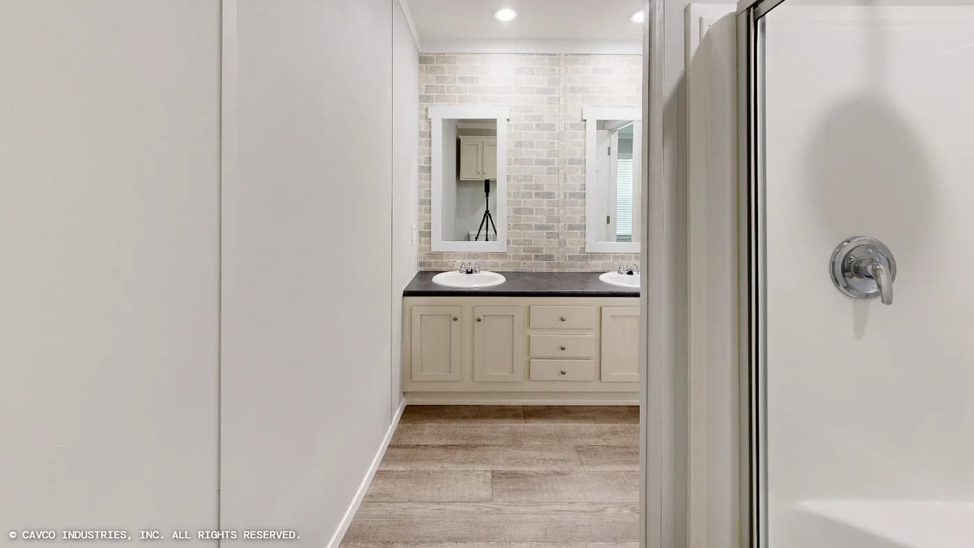 Basecamp bathroom home features