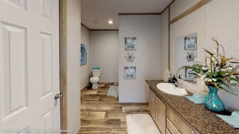 Northface bathroom home features