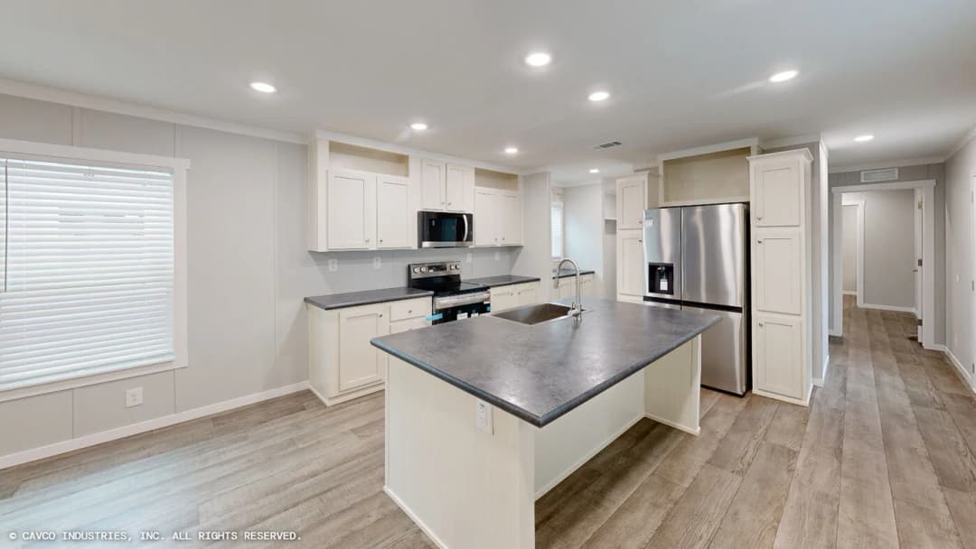 Basecamp kitchen and hero home features
