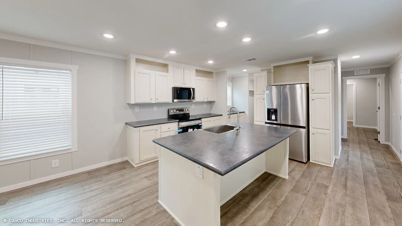Basecamp kitchen and hero home features