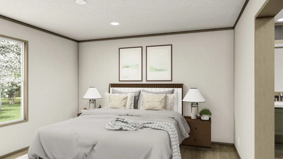 Snowcap bedroom home features