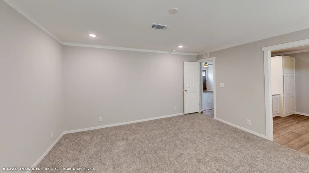 Olympus bedroom home features