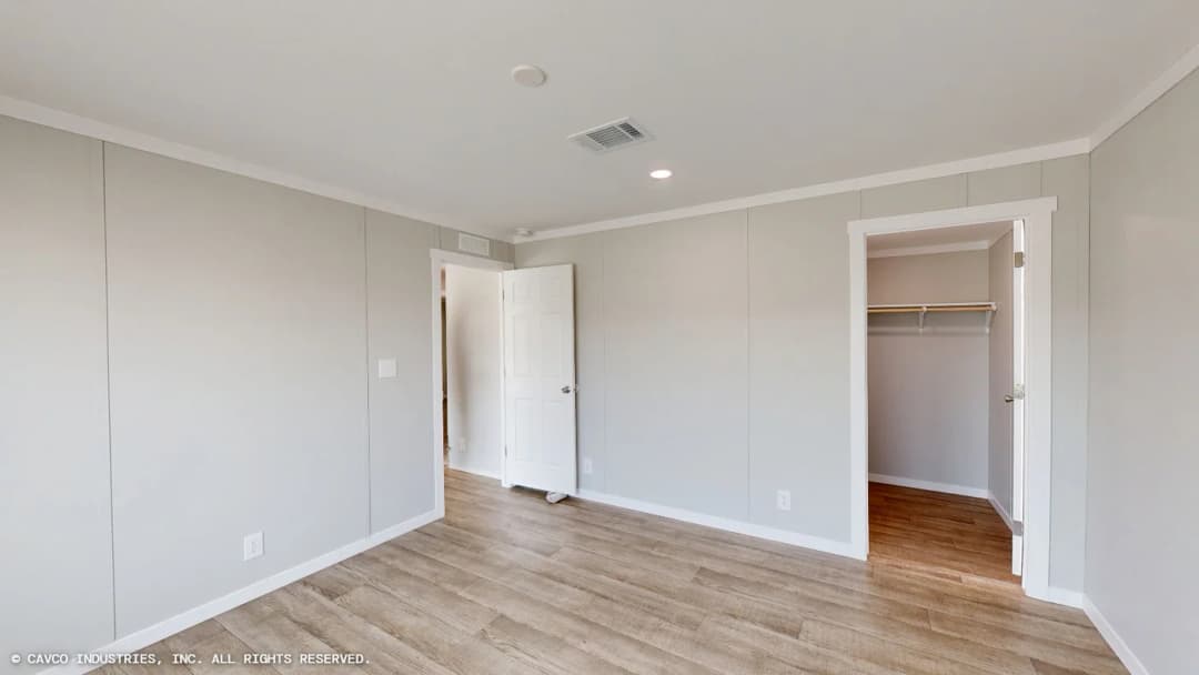 Outlook bedroom home features