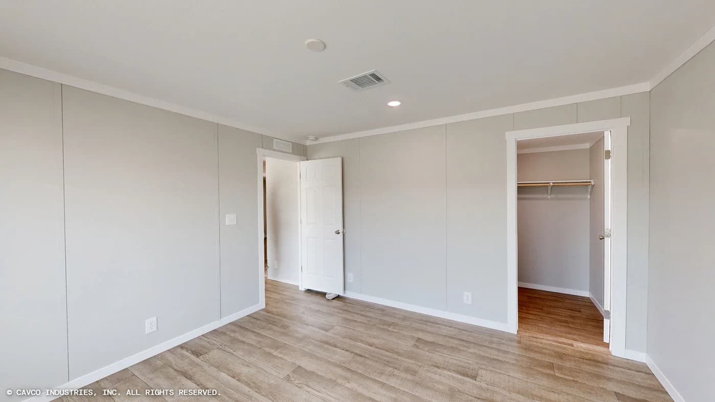 Outlook bedroom home features