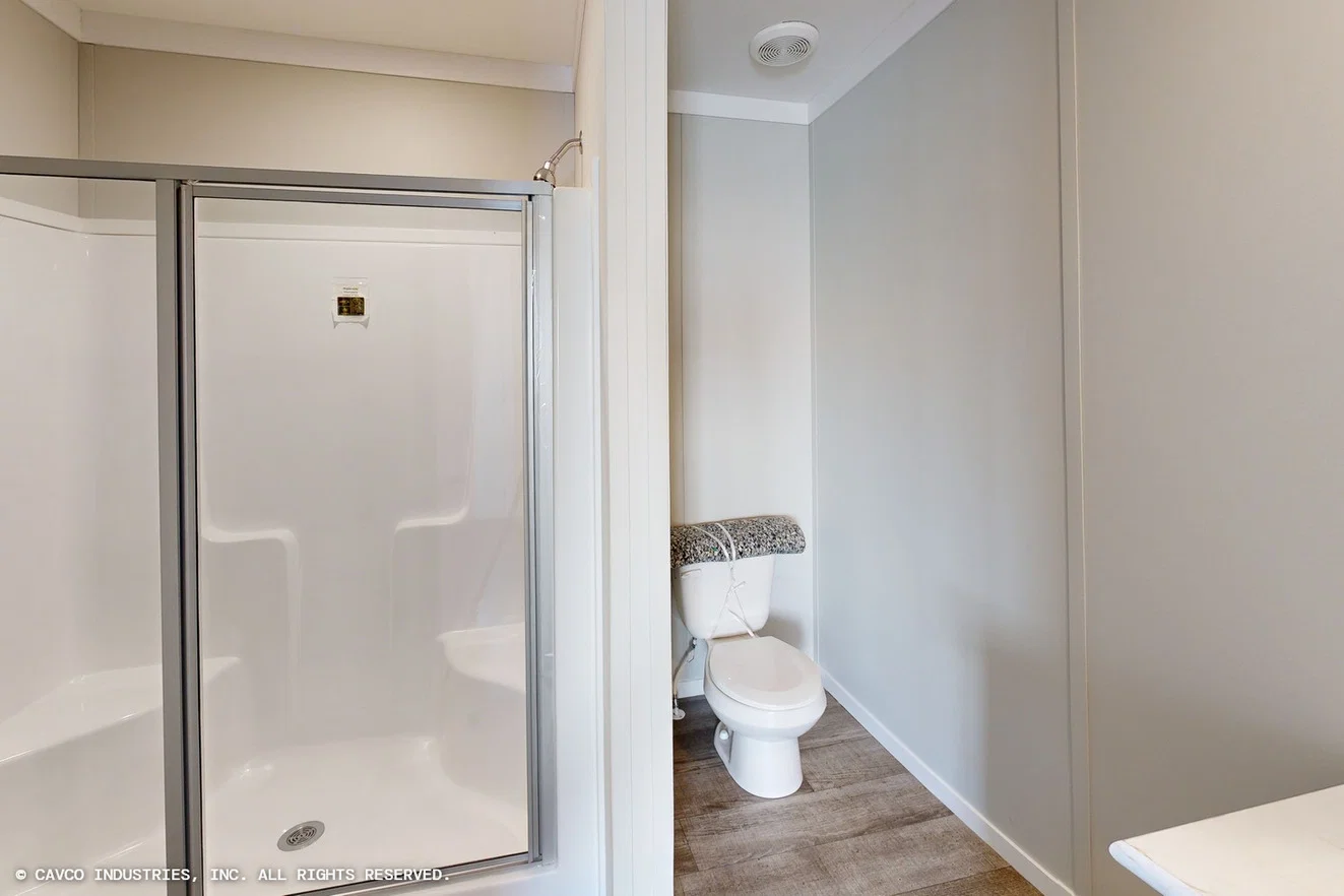 Trailhead bathroom home features