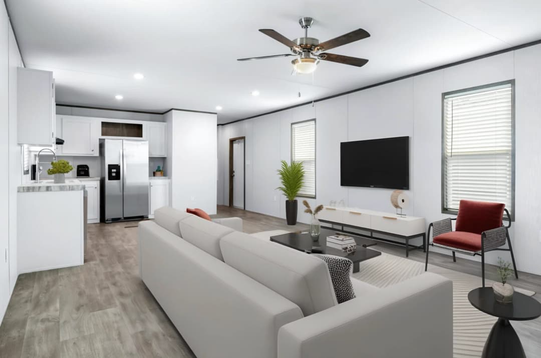 Tropic interior home features