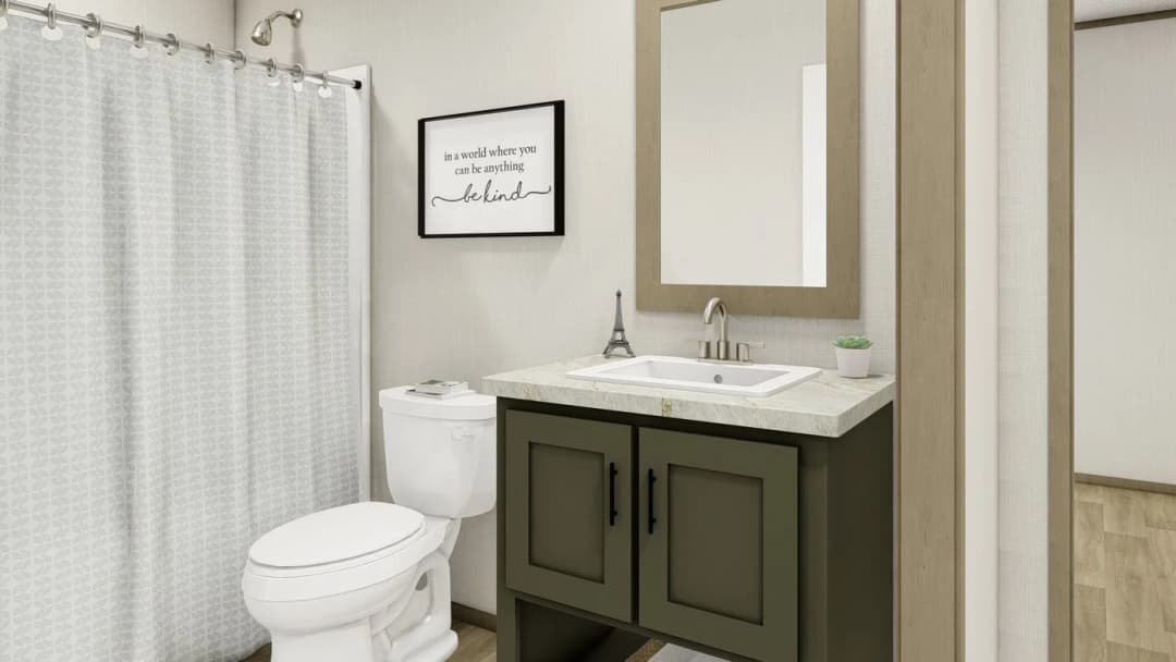 Expedition bathroom home features