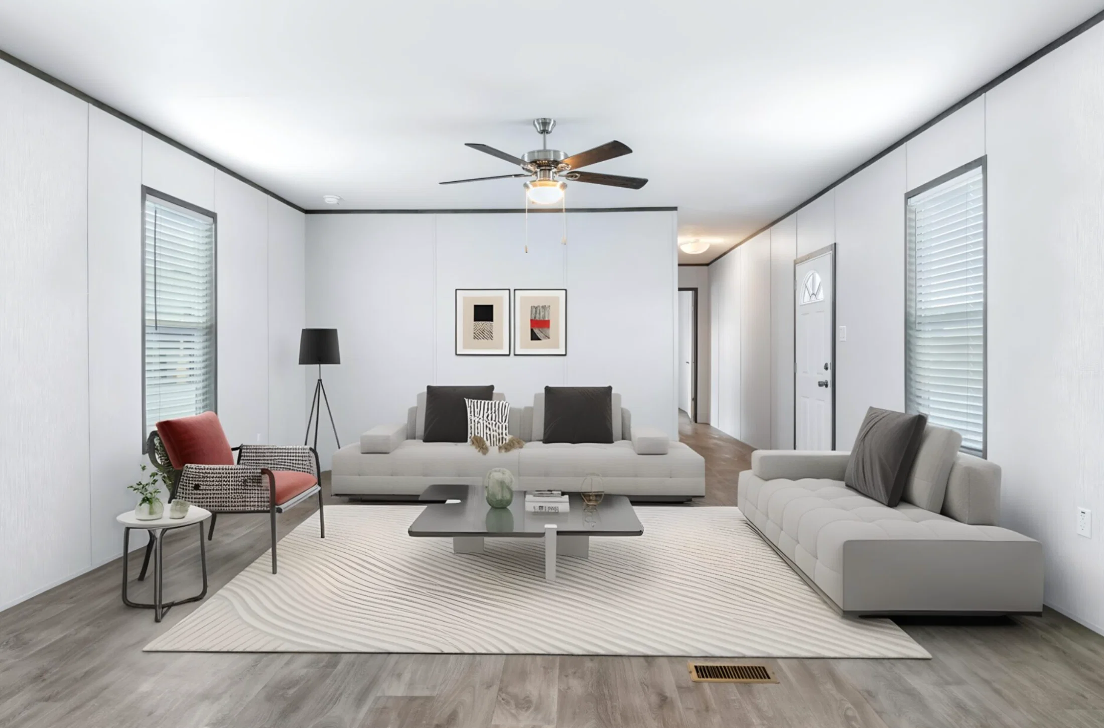 Tropic interior home features