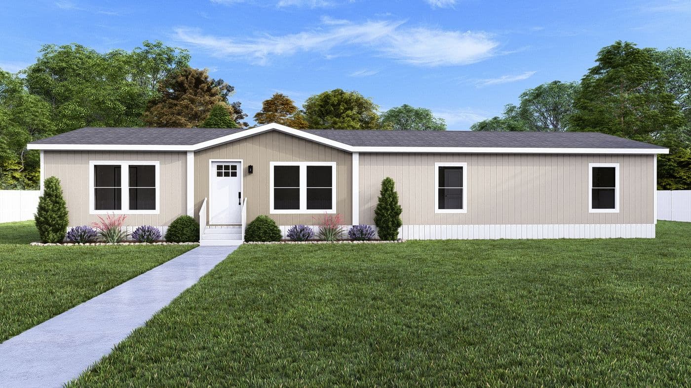 Crockett elevation and exterior home features