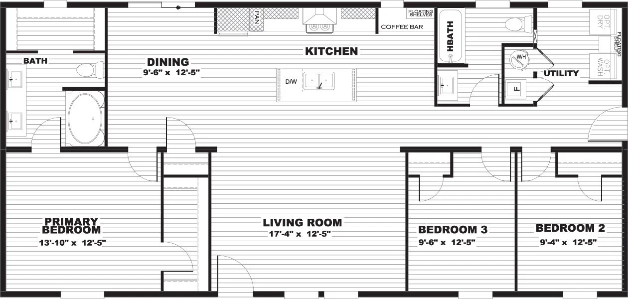 Explorer floor plan home features