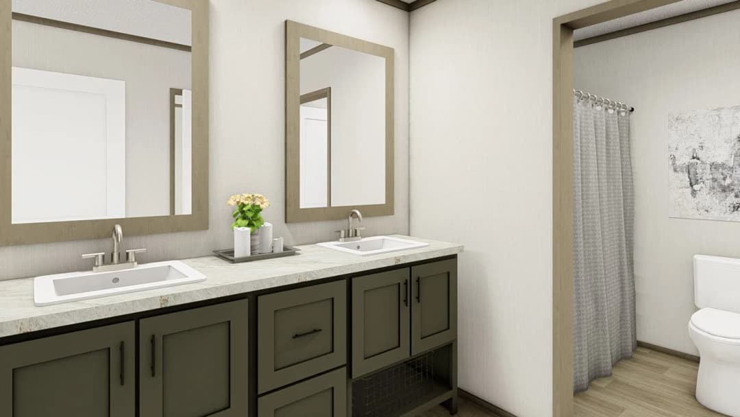 Snowcap bathroom home features