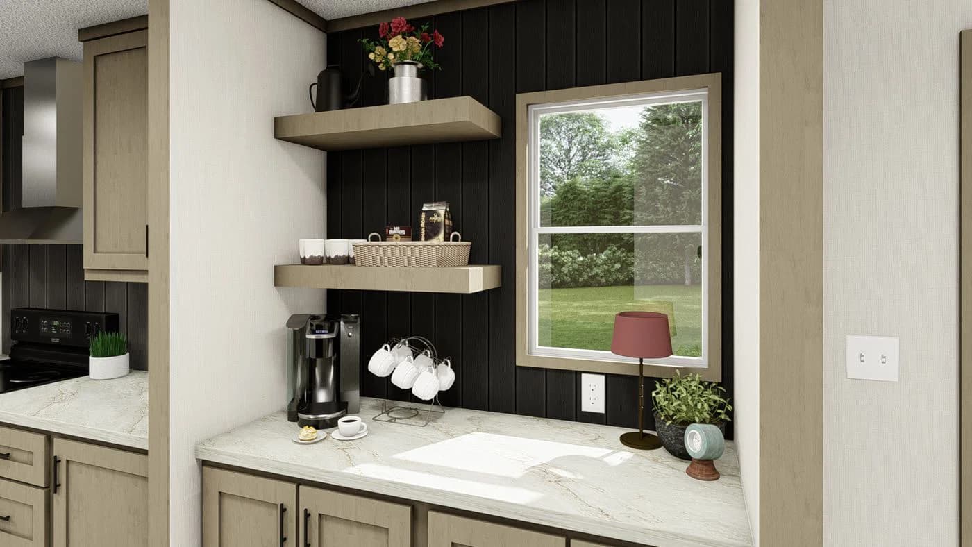 Snowcap kitchen home features