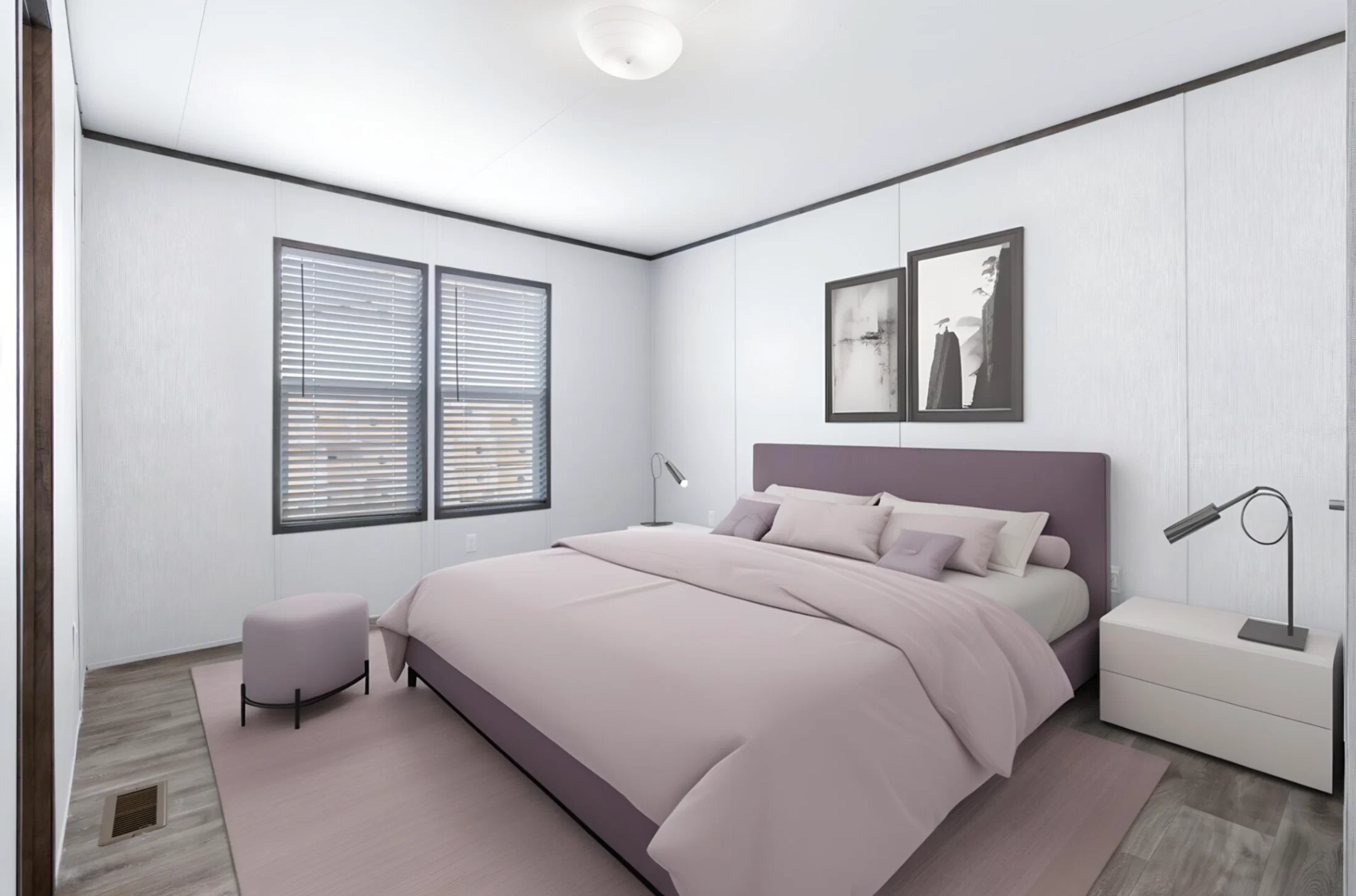 Tropic bedroom home features