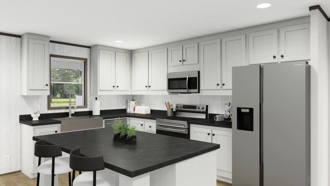 Retreat living 16682a kitchen home features