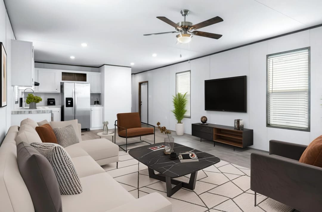 Tropic interior home features