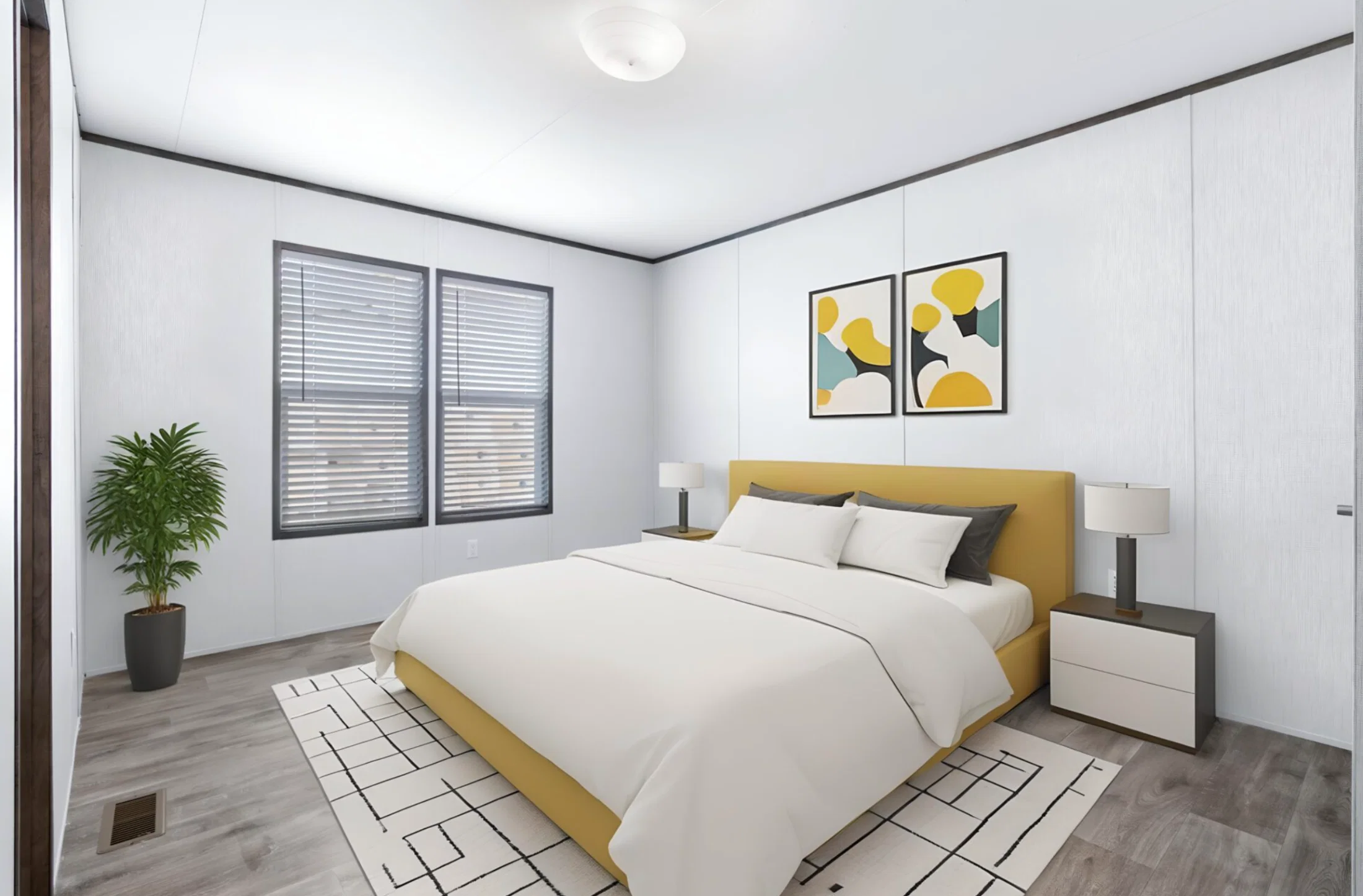 Tropic bedroom home features
